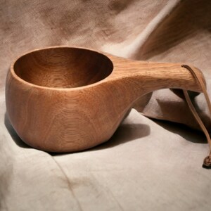 Finland Kuksa Wooden Coffee Mug, Wooden Tea Cup, Wooden Handmade Cup 3