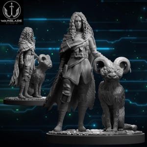 SW Jordanna Sparkburn, 3D Print 35mm and 40mm for Board Game SW Legion and SW Shatterpoint
