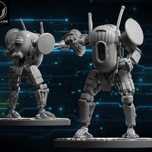 Bounty Droids, 3D Print 35mm and 40mm for SW Legion and SW Shatterpoint, Wargame