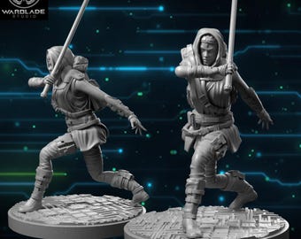 SW Ady Sun'Zee, Impresión 3D 35mm y 40mm para Juego de Mesa SW Legion y SW Shatterpoint