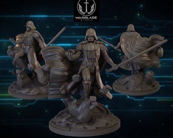 sw DARK VADOR V1, Impression 3D 35mm et 40mm pour Jeu de Plateau sw Legion et sw Shatterpoint