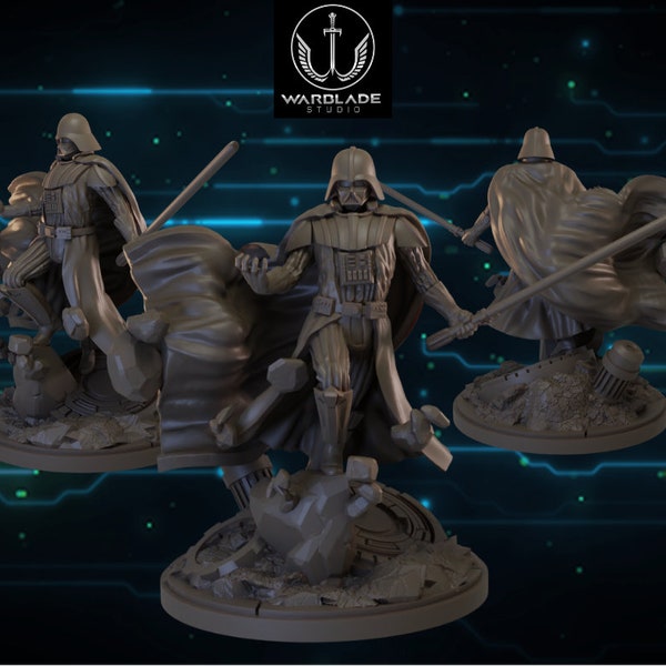 Star Wars DARK VADOR V1, Impression 3D 32mm et 40mm pour Jeu de Plateau Star Wars Legion et Star Wars Shatterpoint