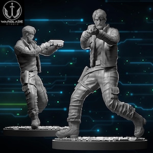 SW Cassian Jeron Andor, 3D-printade 35 mm och 40 mm figurer för brädspelen SW Legion och SW Shatterpoint