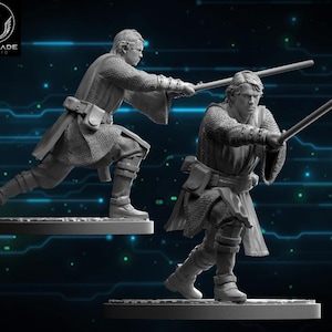 Star Wars Anakin Skywalker, 3D-utskriven i 35 mm och 40 mm storlekar för Star Wars Legion och Star Wars Shatterpoint brädspel, krigsspel