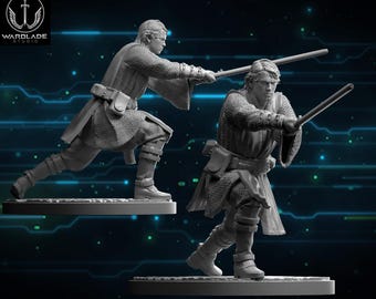 SW Anakin Skywalker, impressão 3D de 35 mm e 40 mm para SW Legion e SW Shatterpoint Board Game, Wargame