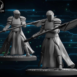 SW Elite Praetorian Guard, 3D Printing 35mm and 40mm for Board Game SW Legion and SW Shatterpoint, Wargame
