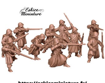 10 Soldados Daneses, Segunda Guerra Mundial, Escala 15mm, 20mm y 28mm, WW2, Juego de Guerra Histórico