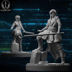 SW Barash Silvain, 3D Print 35mm and 40mm for Board Game SW Legion and SW Shatterpoint