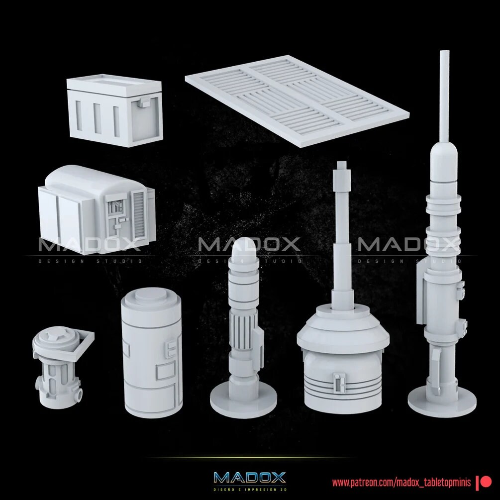 Avant-poste Impérial Star Wars Legion – Impression 3D 35mm – Neuf