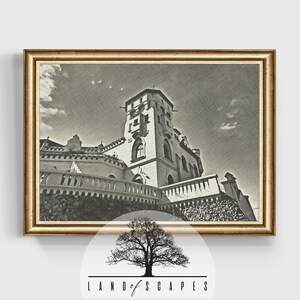 Classic Costal Structures and Architecture Art | Old World Buildings and Vintage Design | Neutral Tone Wall Art Print | DOWNLOAD