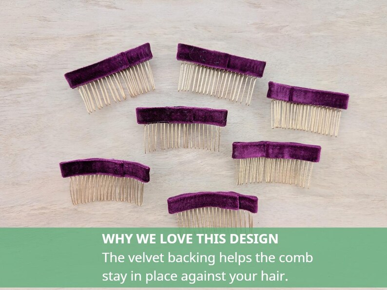 Fall Flower Hair Accessories for Autumn Style Hair Combs with Velvet For Bridesmaids Hair Style with Handmade Whimsical Touch