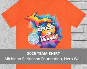 Team Shirts for Rockin the Thumb Michigan Parkinsons Hero Walk