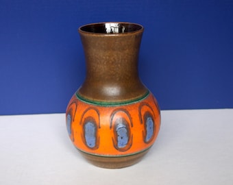 Large 1970s Dumler & Breiden Model 90/25 Fat Lava Vase | West