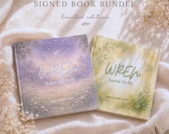 Signed Children’s Book Bundle | Personalized Kids Storybooks | Keepsake Gift Set for Baby Shower, Birthday, Toddler Gift | Pre-Order
