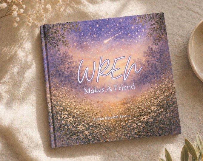 Watercolor Magical Children's Book; Wren Makes a Friend