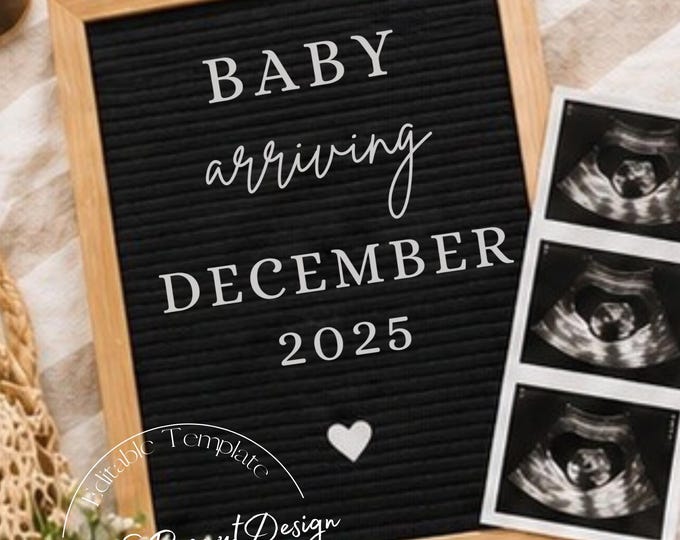 Summer Neutral Letter Board Reveal: Editable Canva Template (Digital Download)
