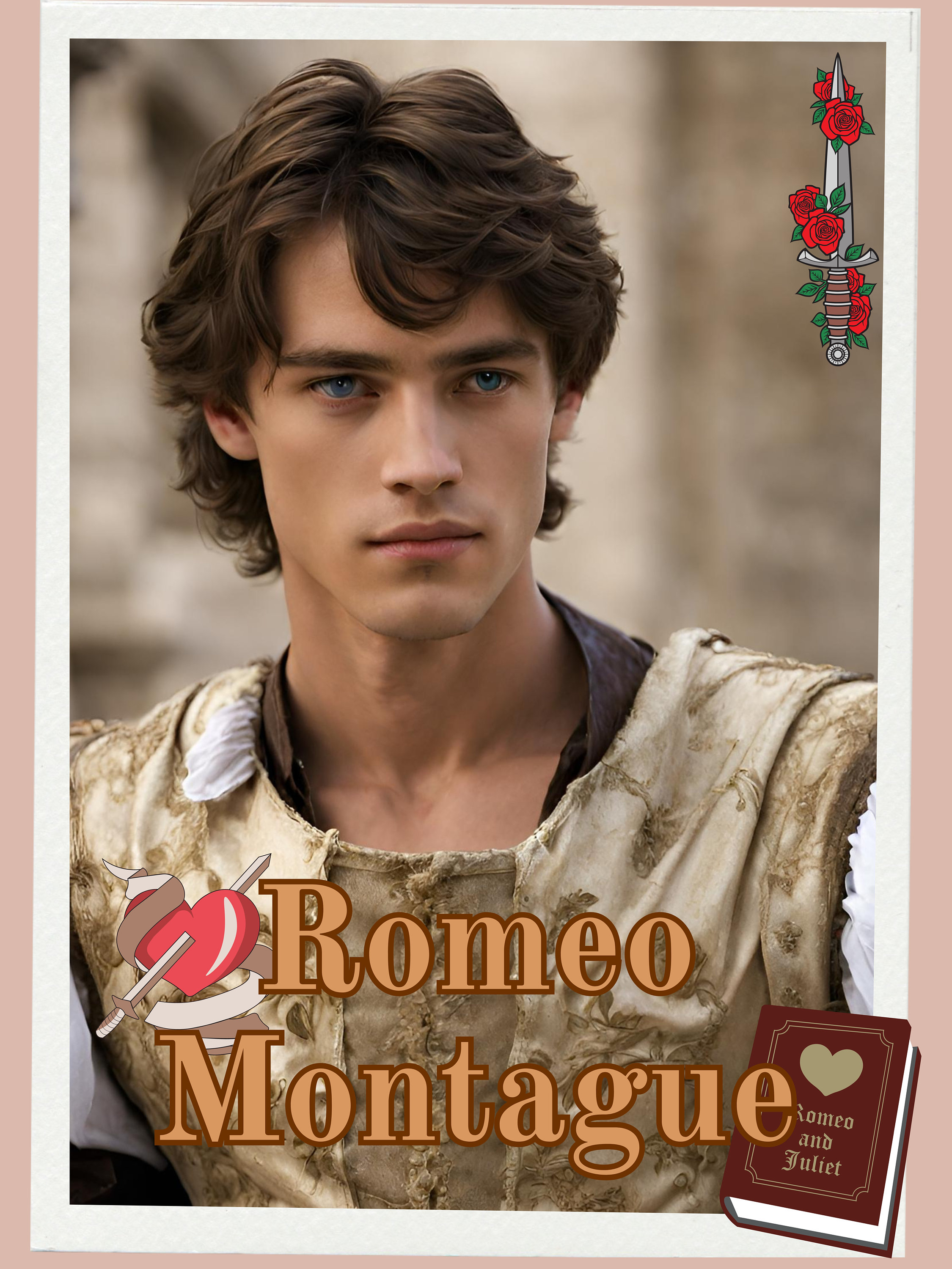 About Romeo Romeo and Juliet Character Posters - Etsy