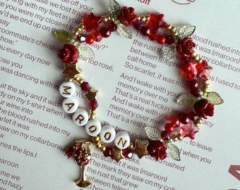 Friendship bracelet special "Maroon”