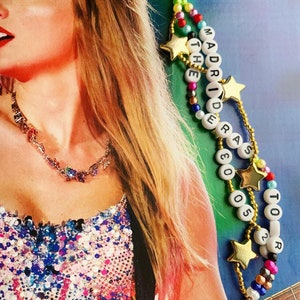 Friendship bracelet conmemorativa personalizable CIUDAD y FECHA Eras Tour Taylor Swift imagen 3