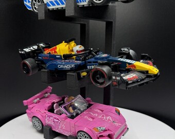Stand for LEGO Speed Champions – Display Holder for Three Cars | F1 & Racing Collector