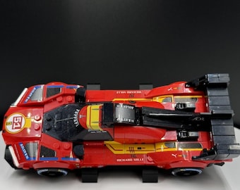 Display Stand for LEGO Speed Champions – Angled Desk Display Holder 1 Car