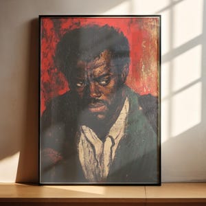 Nat Turner Paletmes schilderij print muur kunst Home Warming cadeau voor zwarte geschiedenis slaapkamer poster familie lounge decor Amerikaans iconisch