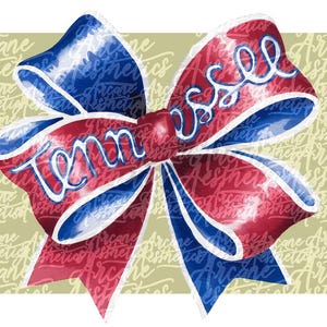 Tennessee voetbalstrik png voor sublimatie afdrukbare gamedag vrouwelijke sport aquarel lint clipart planner sticker cadeau voor haar 300 DTF