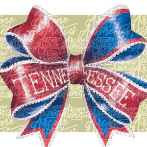 Tennessee voetbalstrik png voor sublimatie afdrukbare gamedag vrouwelijke sport aquarel lint clipart planner sticker cadeau voor haar 300 DTF