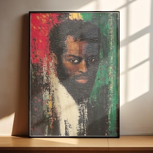 Nat Turner Paletmes schilderij print muur kunst Home Warming cadeau voor zwarte geschiedenis slaapkamer poster familie lounge decor Amerikaans iconisch