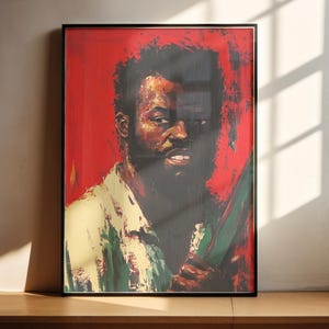 Nat Turner Paletmes schilderij print muur kunst Home Warming cadeau voor zwarte geschiedenis slaapkamer poster familie lounge decor Amerikaans iconisch