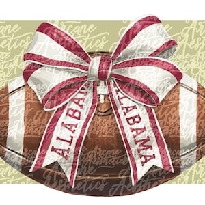 Sticker football Alabama PNG sublimation aquarelle SVG Alabama pour le jour du match cadeau sport féminin pour verre de football Alabama imprimable DTF