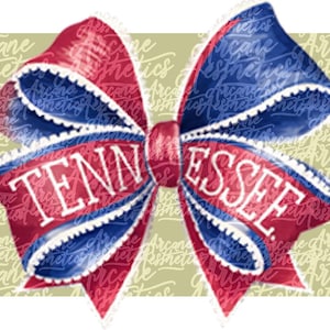 Tennessee voetbalstrik png voor sublimatie afdrukbare gamedag vrouwelijke sport aquarel lint clipart planner sticker cadeau voor haar 300 DTF