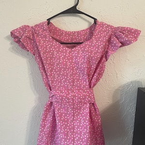 Ruffle Sleeve Blouse - Handmade from Vintage Pattern