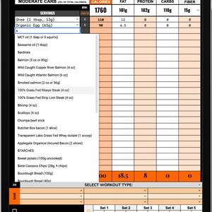 FXC Fitness Workout Tracker Google Spreadsheet | Health & Fitness ...
