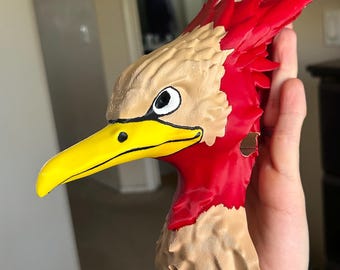 Wall Mount Roadrunner Bust - 3D Printed