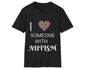 Ich liebe jemanden mit Autismus, Autismus-Unterstützung, Autismus-Bewusstsein, Geschenk, Autismus-Dorf