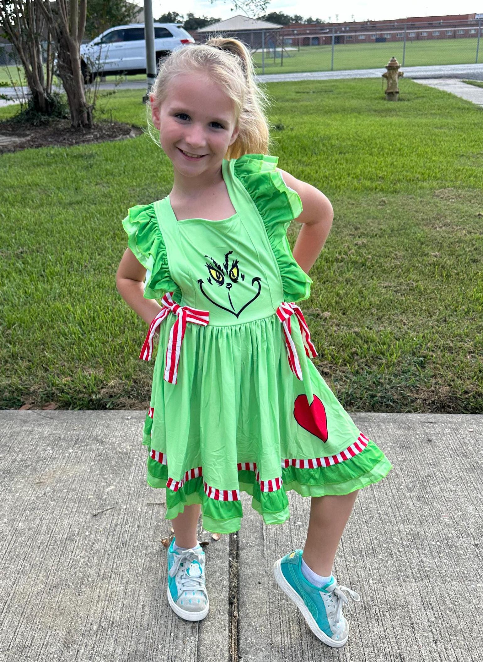 Green Christmas Dress 3t - Etsy