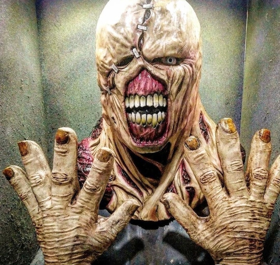 Nemesis Mask + Hands Deluxe Latex, Movie, Gamer, Gaming, Halloween