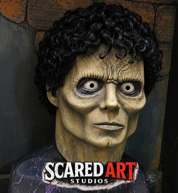 Michael Jackson Thriller Latex Mask + HANDS Vintage Zombie Cosplay