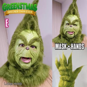 Green monster+ hands ( latex mask + hands) #movie #