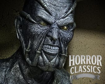 Jeeper creepers demon black latex mask , movie, cosplay, terror, halloween, gif, horror, convention