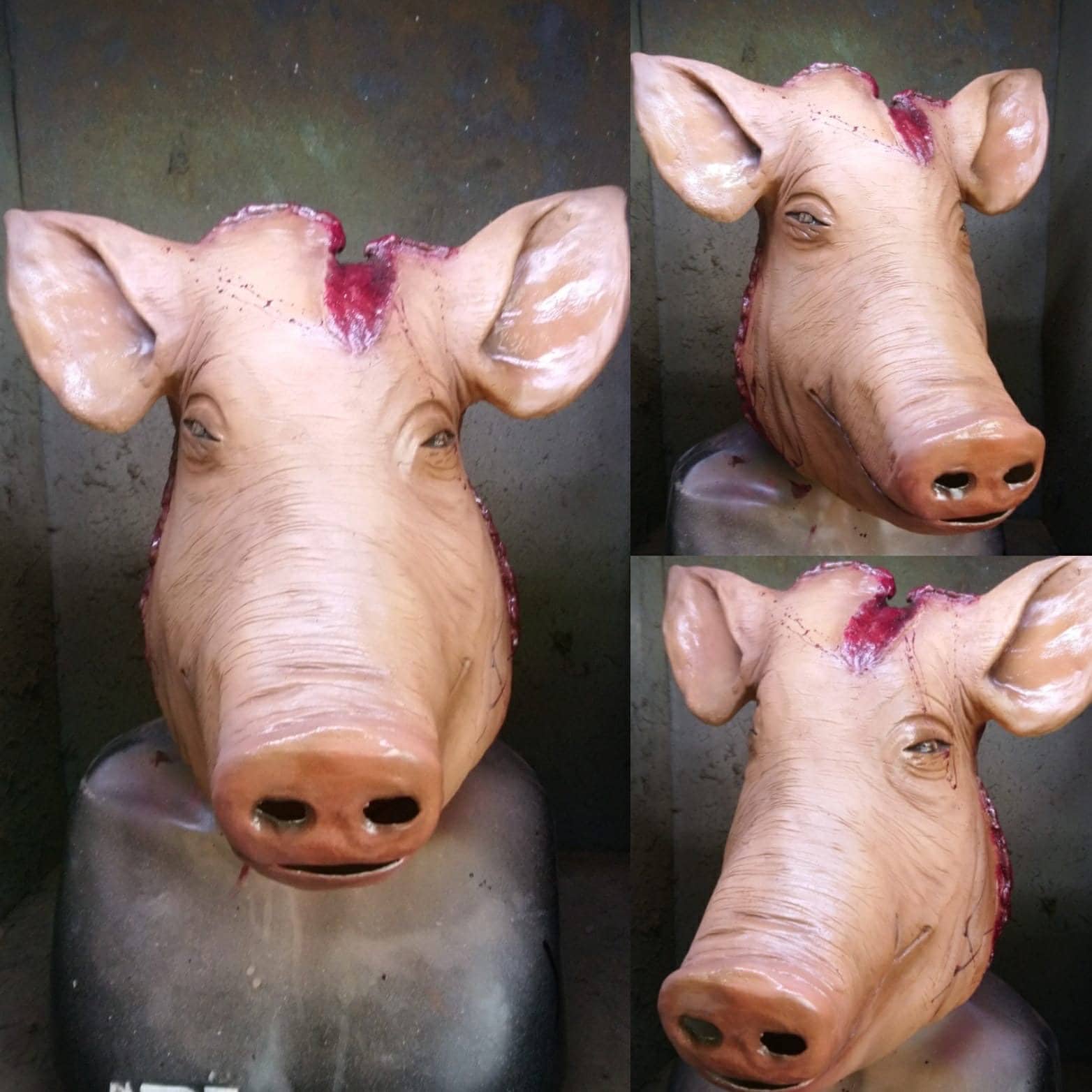 Pork Latex Mask,costume, Terror, Mask, Halloween, Cosplay, Movie
