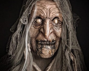 Máscara de bruja de Hansel y Gretel