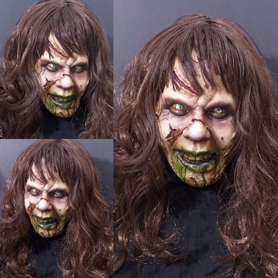 Exorcist Latex Mask, Horror Movie, Halloween, Cosplay - Etsy