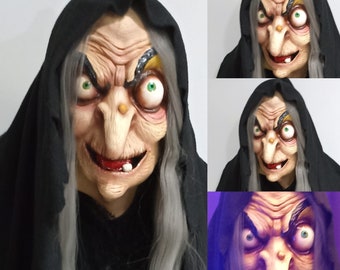 Reina Grimhilde latex mask, Snow White witch/mask/witch