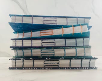 Hardcover handmade journal with lined pages