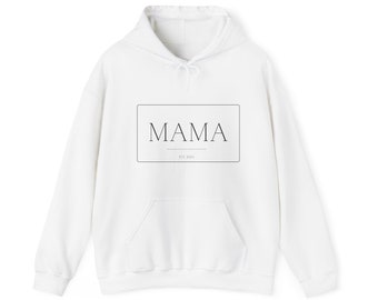 Minimalist Mama Hoodie, Mother's Day, Mom, Moms, Mothers, Mum, Mommy