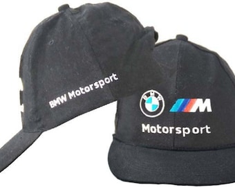 BMW M Motorsport Cap - Black with Iconic Logo