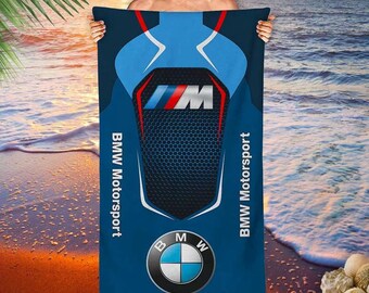 BMW M Serie Fan Strandtuch - Markantes 70x140cm Rennsport-inspiriertes Design