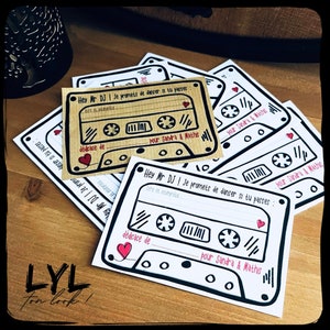 A imprimer : PDF cartes demande de musiques playlist DJ mariage